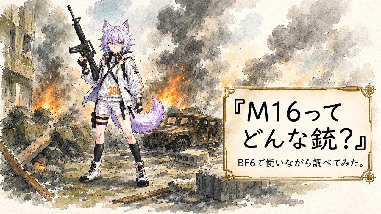 M16ってどんな銃？BF6で使いながら調べてみた